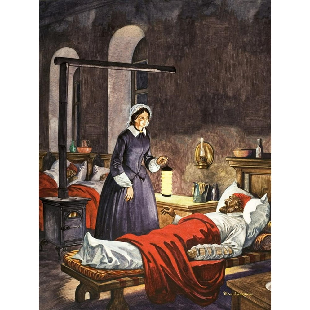 Florence Nightingale. The Lady with the Lamp, Visiting the Sick