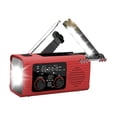 thumbnail image 4 of BELOVING Radio d'Urgence Compacte Multifonctionnelle Radio Météo pour Maison Randonnée Intérieur Rouge, 4 of 9