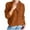 Brown, variant on Oversized Sweaters For Women Lapel Knitted Loose Casual Solid Color Long Sleeved V Neck winter Clothes Black Fashion Tops Pullover (M)