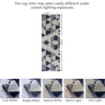 thumbnail image 4 of JV Home Runner Rug Arrow Blue 2'7" x 8' Hallway Soft Indoor Washable Rugs Anti Slip, 4 of 7