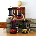 thumbnail image 4 of Fairnull Halloween LED Candle Skull Decor Festival Energy Saving Warm Light No Heating Decorate Electric Ghost Hand Safe Halloween Candle Light Gift, 4 of 10