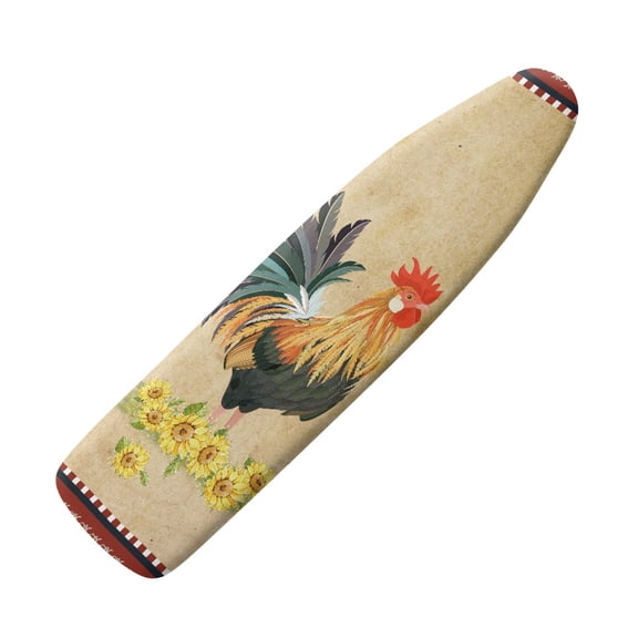 HELLHERO Ironing Board Cover Washable Replacement Easy to Install Rooster Sunflower Elastic Edge 15"x54"(Not Suitable for Bleaching)