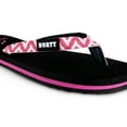 thumbnail image 5 of NORTY Women's Flip Flop Thong Beach Pool Casual Sandal 42246-11B(M)US (Fuchsia 2), 5 of 6