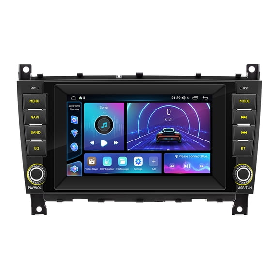 Woudy Android 13 Radio GPS Car Stereo with CarPlay for Mercedes Benz W203 C230 C280 CLK500