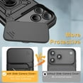 thumbnail image 6 of Elegant Choise for iPhone 17 Pro/17 Pro Max Shockproof Case, With Durable Metal Ring kickstand & Full Protection, 6 of 17