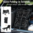 thumbnail image 4 of 2-in-1 Folding Garden & Beach Wagon Cart, Heavy Duty Utility Trolley, Converts to Lounge Chair, All-Terrain Wheels, 4 of 8
