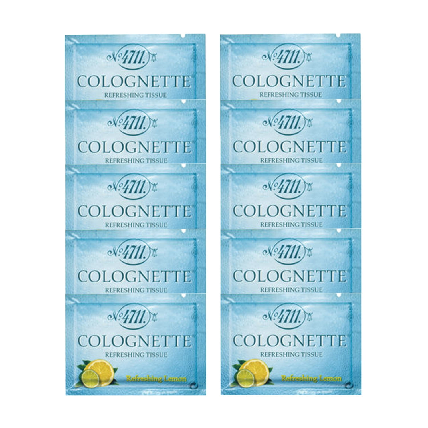 4711 Colognette Refreshing Lemon by 4711 - Box Of 10 Refreshing