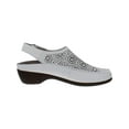 thumbnail image 2 of Easy Spirit Womens Dawn Leather Laser Cut Sandals Shoes, 2 of 3