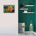 thumbnail image 6 of Epic Graffiti 'Whazzat 2' by Dean Russo, Canvas Wall Art, 26"x18", 6 of 8