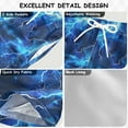 thumbnail image 2 of FORMRS Boys Swim Trunks Quick Dry Mesh Liner Boardshorts Sizes XS-XL, Blue Lightning Pattern, 2 of 7