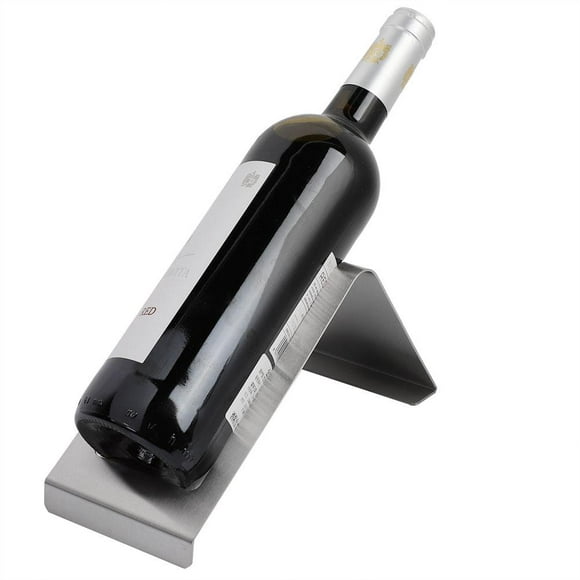 Garosa Wine Bottle Holder, Stainless Steel Single Wine Bottle Rack Holder Display, Wine Display