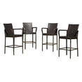 thumbnail image 2 of Christopher Knight Home Delfina Barstool Set, 4-Pcs Set, Multibrown, 2 of 4