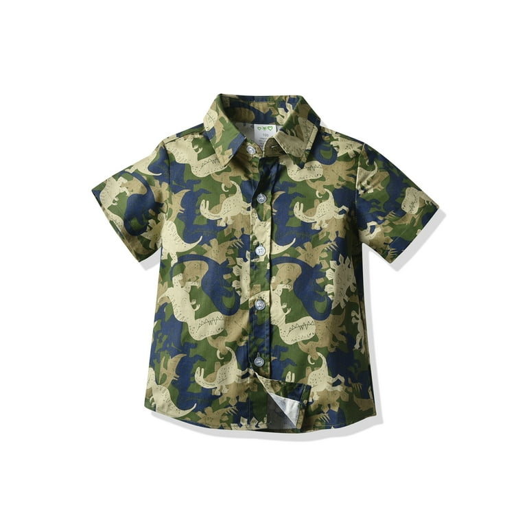 toddler camo button up shirt