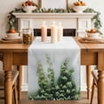 thumbnail image 2 of Table Runner 72 Inches Long for Kitchen Dining, Modern Green Leaf Dresser Scarf Farmhouse, Dining Table Decorations for Wedding/Parties, Summer Botanical Chic Plant 13 x 72 In, 2 of 8