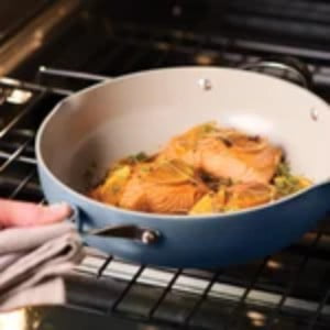 Tramontina Blue 5-quart Ceramic Non-Stick Pan, 7-piece Set