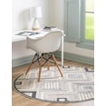 thumbnail image 3 of Rugs.com Arlo Collection Rug – 5 Ft Round Sandy Beige Medium Rug Perfect For Kitchens, Dining Rooms, 3 of 9