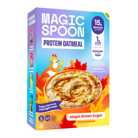 Magic Spoon Maple Brown Sugar Oatmeal 5 CT 10.5oz Box