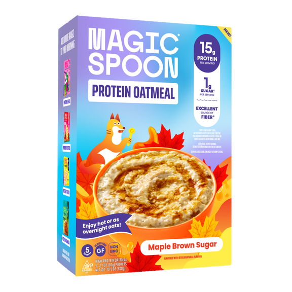 Magic Spoon Maple Brown Sugar Oatmeal 5 CT 10.5oz Box