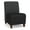 Adler-Castillo Black, variant on Siena Lounge Reception Armless Guest Chair / Walnut Wood Legs / Brown / Brown
