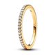 thumbnail image 1 of 2024 New 18K Gold Plated 925 Silver Ring Zircon Sparkling Double Band Heart Finger Ring Women Original Ring Fine Jewelry, 1 of 5