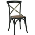 thumbnail image 3 of SAFAVIEH Eleanor X-Back Bistro Rustic Side Chair, Distressed Hickory, Set of 2, 3 of 7