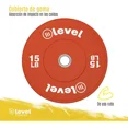 thumbnail image 3 of Par DISCO OLIMPICO LEVEL FITNESS 15LBS, 3 of 4