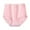 Pink, variant on Xmarks 6 Packs Ladies Solid Color Wrapped Hip Panties High-rise Triangle Cotton Panties M-3XL