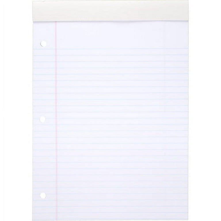 Uxcell 7 inchx10 inch Writing Pad Ruled Notebook Lined Legal Pad Scratch Pad with 70 Sheets, Size: 7 x 10, White
