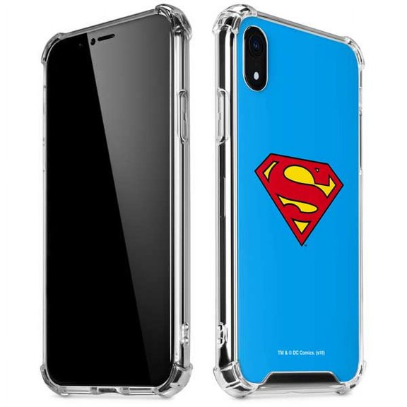 Skinit DC Comics Superman Official Logo iPhone XR Clear Case