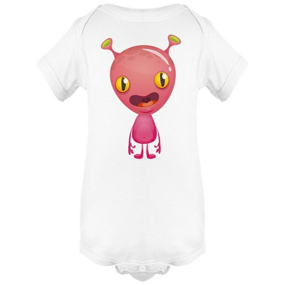 Cute Pink Alien Bodysuit Infant -Image by Shutterstock, Newborn
