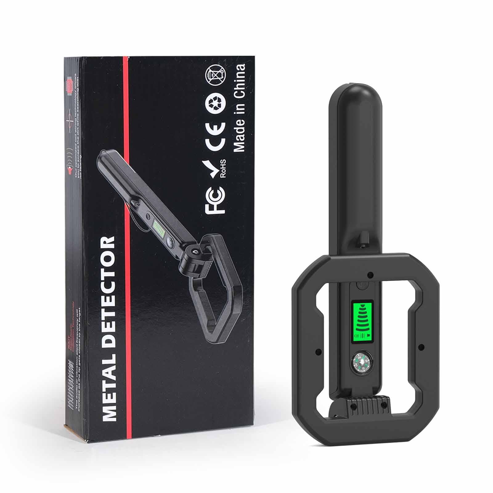 Handheld Detector Metal Scanner Treasure Hunter ABS Foldable Design for Adults Outdoor Search