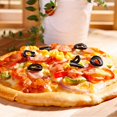 thumbnail image 5 of Pantalla de Pizza, Bandeja de Pizza, Bandeja de Pizza para Horno, Bandeja de Pizza, Pantalla de Pizza Antiadherente de Aluminio con Borde Sin Costura de 12 Pulgadas (12 Piezas), 5 of 5