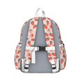 thumbnail image 3 of Pink Strawberry Plants Fruit Backpack for School,Cute School Bag,Schoolbag with Adjustable Shoulder Straps & Padded Back,13.4"x11"x4.7", 3 of 6