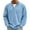 04#Sky Blue, variant on Dwelliawo Men's Lightweight Sweatshirts Oversized 1/4 Zip Lapel Mock Neck Sweatshirts Winter Casual Collared Sweatshirt Pullover Green L