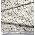 thumbnail image 2 of Soimoi Silk Fabric Leaves & Floral Artistic Print Sewing Fabric Yard 42 Inch Wide, 2 of 5