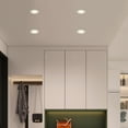 thumbnail image 2 of 12-Pack 4.7/6.7 Inch Ultra-Thin LED Recessed Ceiling Light with Junction Box, 2700K-5000K Dimmable Color Changing Downlight, 9W 810LM, Easy Install, Ideal for Kitchen, Bedroom, Basement, 2 of 8