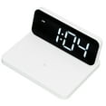 thumbnail image 2 of Reloj despertador Cargador inalámbrico Interfaz de salida USB blanca Carga rápida Pantalla LED Volumen ajustable Equipo electrónico, 2 of 14