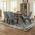 thumbnail image 5 of Style Haven  Rothbury Classic Traditional Area Rug Grey/Navy 7'10" Round 8' Square Indoor Living Room, Bedroom, Dining Room Blue Round Traditional,, 5 of 5