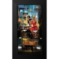 thumbnail image 2 of Madjid 14x24 Black Modern Framed Museum Art Print Titled - Bar Scene III, 2 of 5