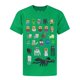 thumbnail image 1 of Minecraft - Camiseta Infantil Sprites (Verde), 1 of 3