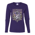thumbnail image 2 of Wild Bobby, Baltimore Fan | BAL Fantasy Football ,Sports, Women Graphic Long Sleeve Tee, Purple, Small, 2 of 4