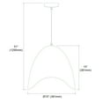 thumbnail image 3 of Dainolite - Myra - 15 Inch One Light Steel Pendant     -Traditional Installation, 3 of 4