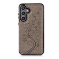 thumbnail image 5 of Asuwish Compatible with Samsung Galaxy S24/S25 5G Wallet Phone Case Tempered Glass Screen Protector and Flower PU Leather Credit Card Holder Stand Cell Cover for S 24 24S 25 25S G5 SM-S931U Men Grey, 5 of 6
