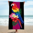 thumbnail image 5 of PHIGZNT Boho Flower Beach Towel, Pink Blue Green Summer Microfiber Bath Towel Gifts for Kids Girl, Sand Free Quick Dry Travel Towels for Women Men Adults Pool Sports Towel 30" X 60", 5 of 7