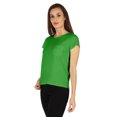 thumbnail image 4 of Inkmeso Solid Short Sleeve Basic T-Shirt For Womens Patch Pocket Casual Summer Basic Top, 4 of 7