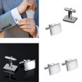 thumbnail image 2 of Ywmsfl Fashionable Cufflinks for Formal Event Men’s Business Suit Alloy Cufflinks Shirt Sleeves Buttons Official Suit Cuff, 2 of 8