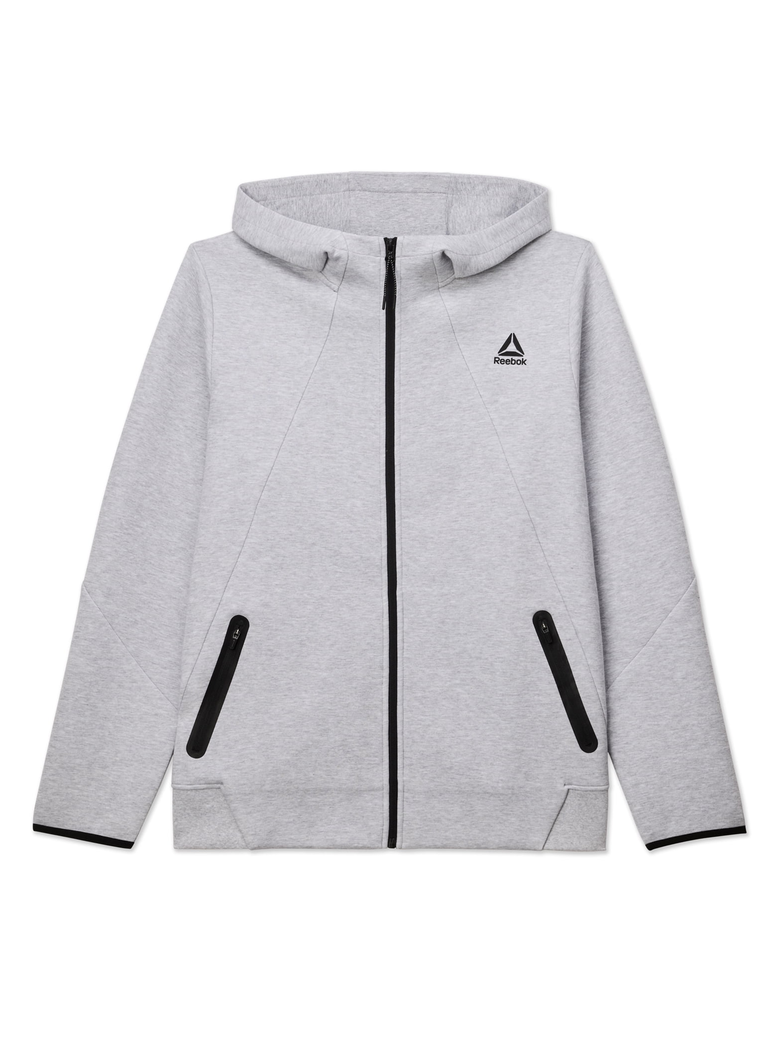 Reebok Men's and Big Men's Momentum Fleece Full Zip Hoodie, Sizes XS-5XL
