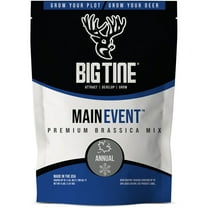 Big Tine Main Event Food Plot Seed, Deer Hunting Attractant with Forage Brassica & Tubers, 4 Lb