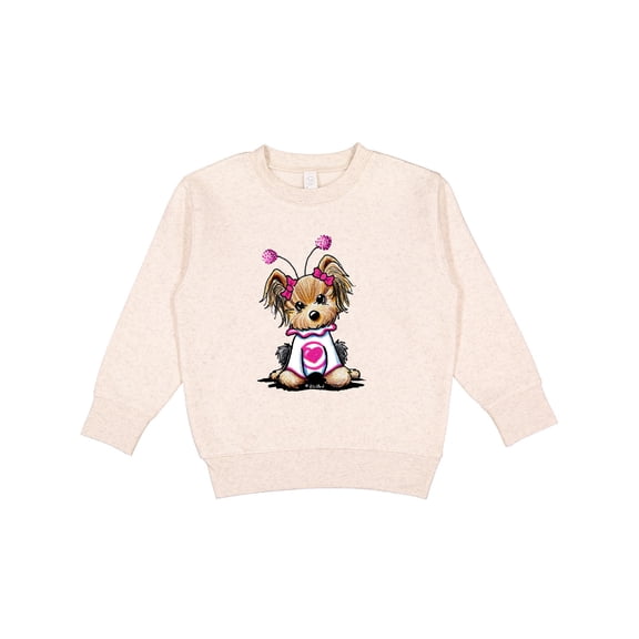 Inktastic Love Bug Yorkie Toddler Sweatshirt