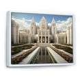 thumbnail image 2 of Designart "Landscape of Renaissance Cathedral" Spiritual Framed Wall Art - Cabin White Church Entryway Framed Wall Art, 2 of 6